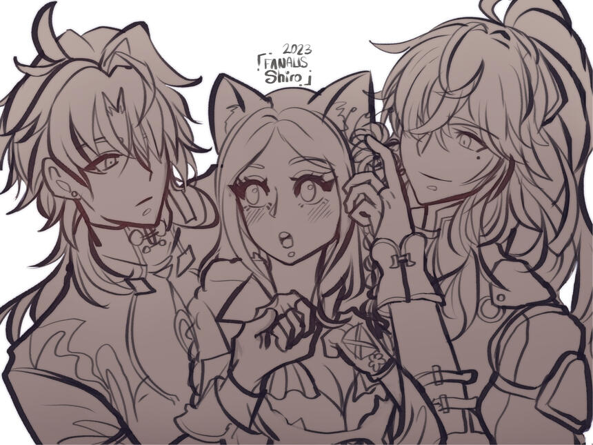 Sketch Example (With Extra Character)